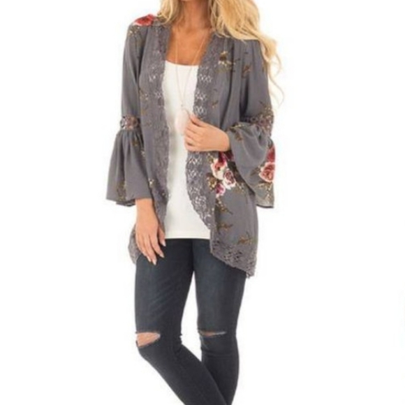Lilly Posh Accessories - NWOT Lilly Posh Bell Sleeve Kimono
